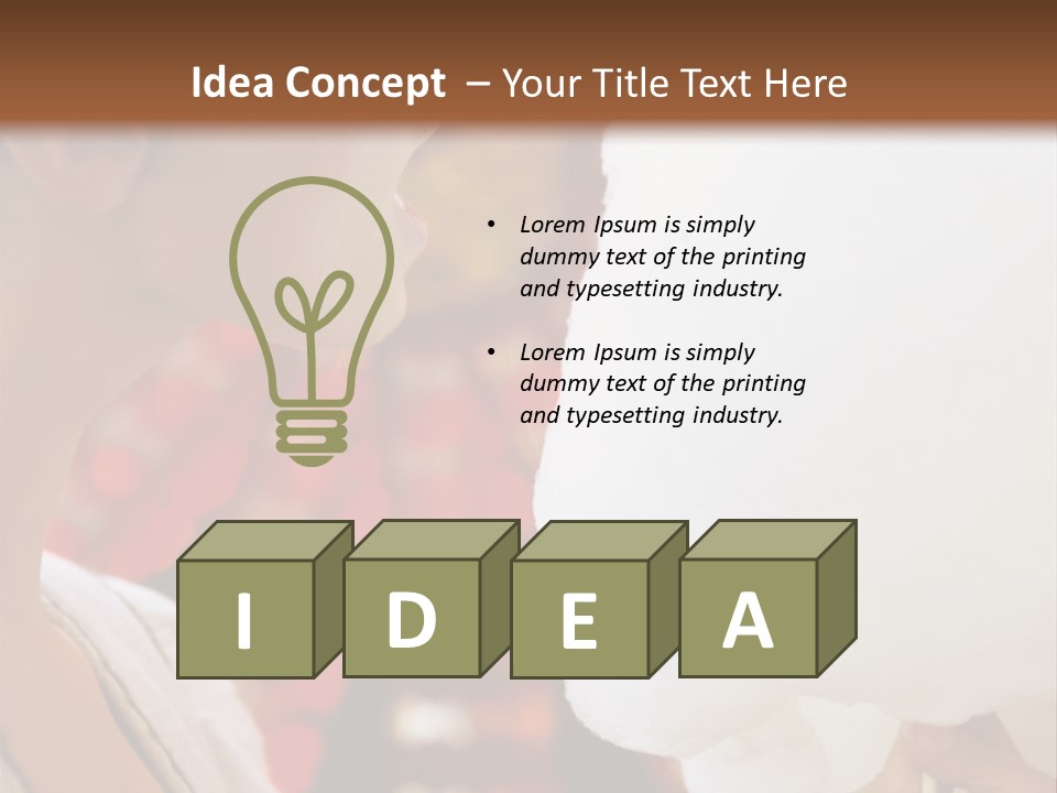 Lady Young  Women Cheerful PowerPoint Template