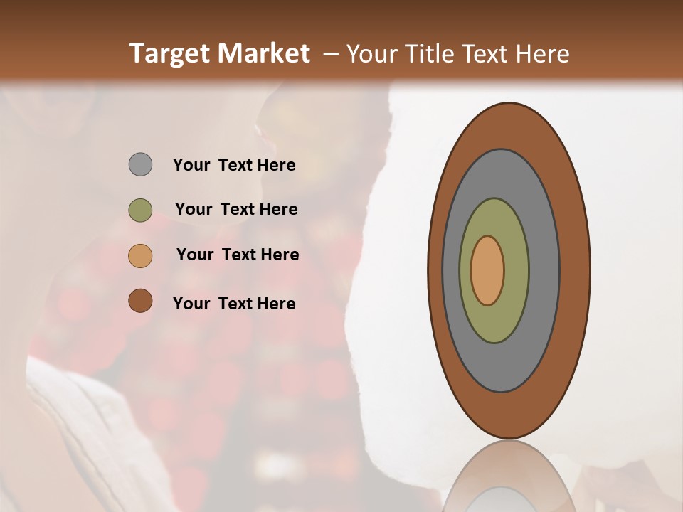 Lady Young  Women Cheerful PowerPoint Template