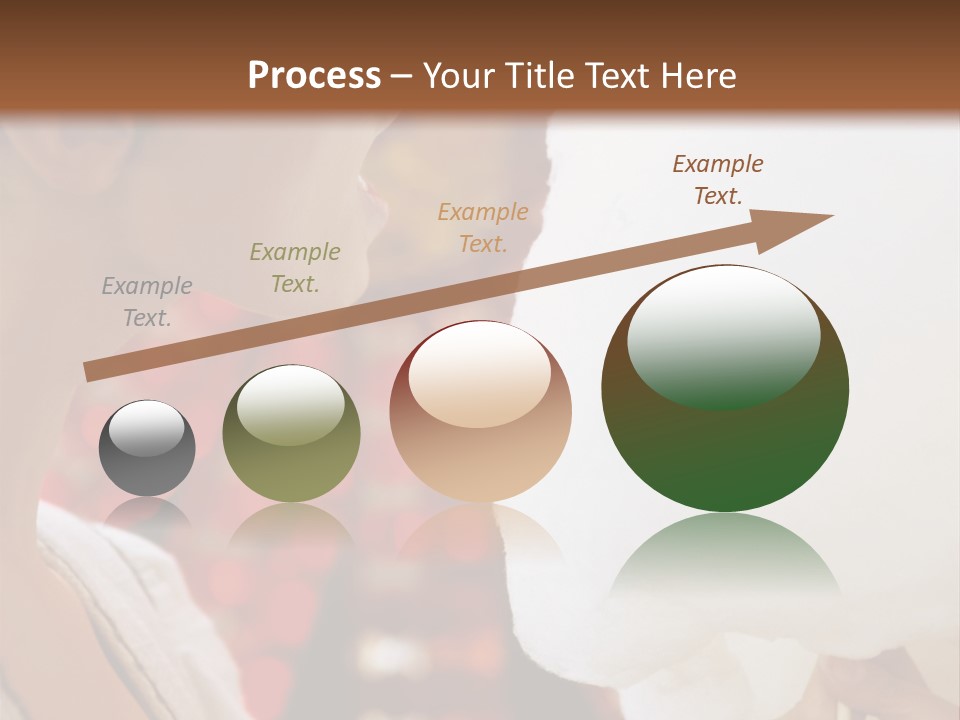 Lady Young  Women Cheerful PowerPoint Template