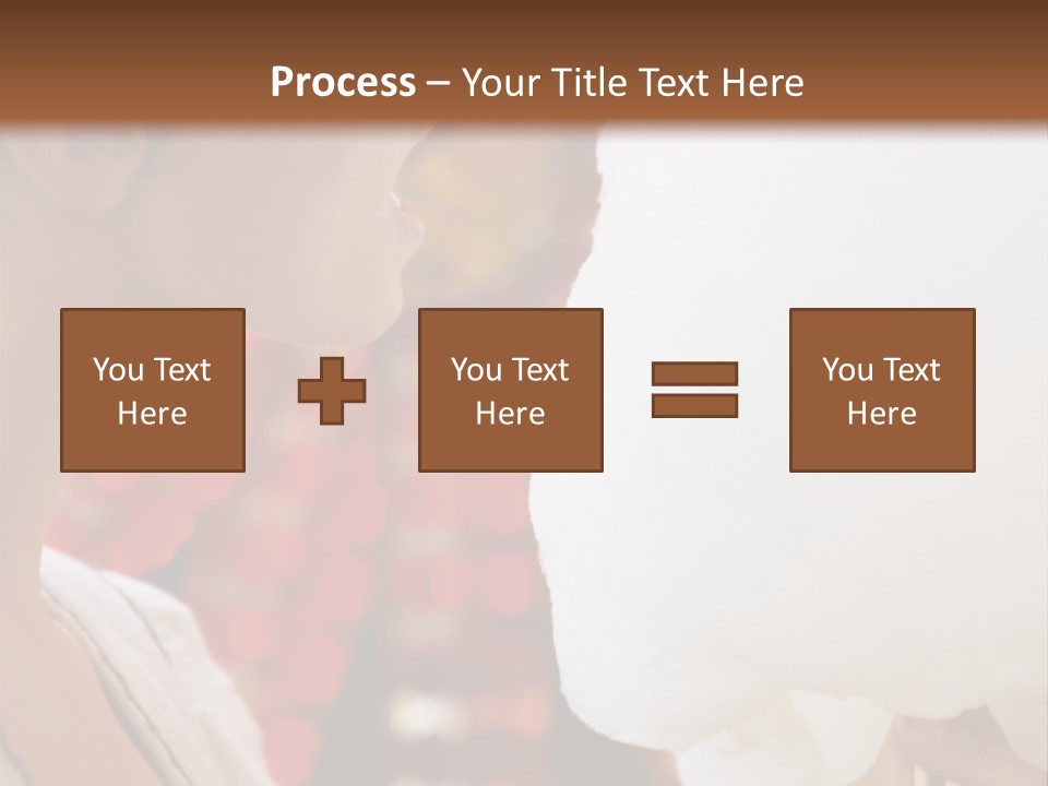 Lady Young  Women Cheerful PowerPoint Template