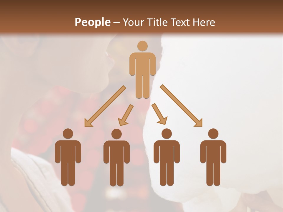 Lady Young  Women Cheerful PowerPoint Template