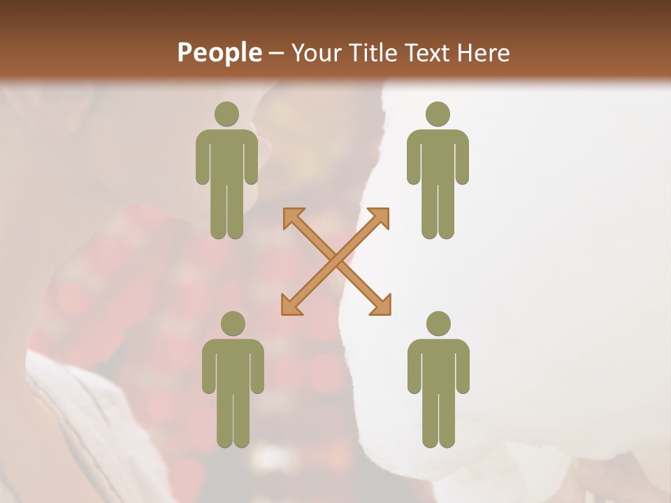 Lady Young  Women Cheerful PowerPoint Template