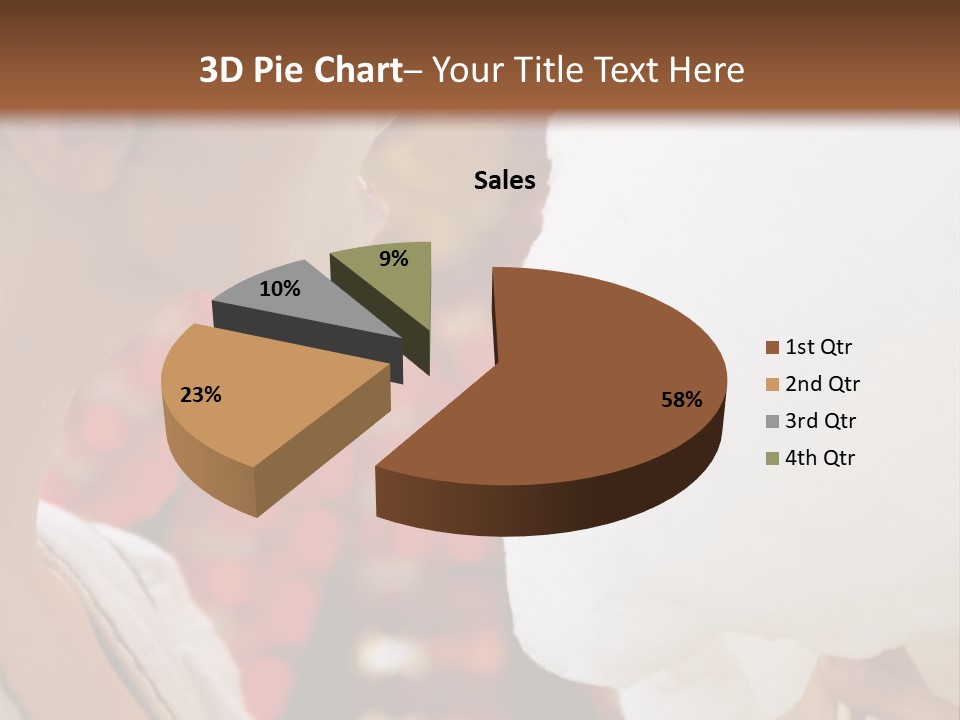 Lady Young  Women Cheerful PowerPoint Template