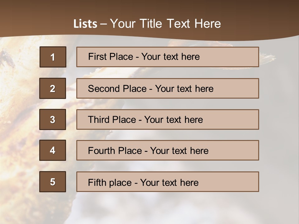 Animals Food & Drink Food And Drink PowerPoint Template