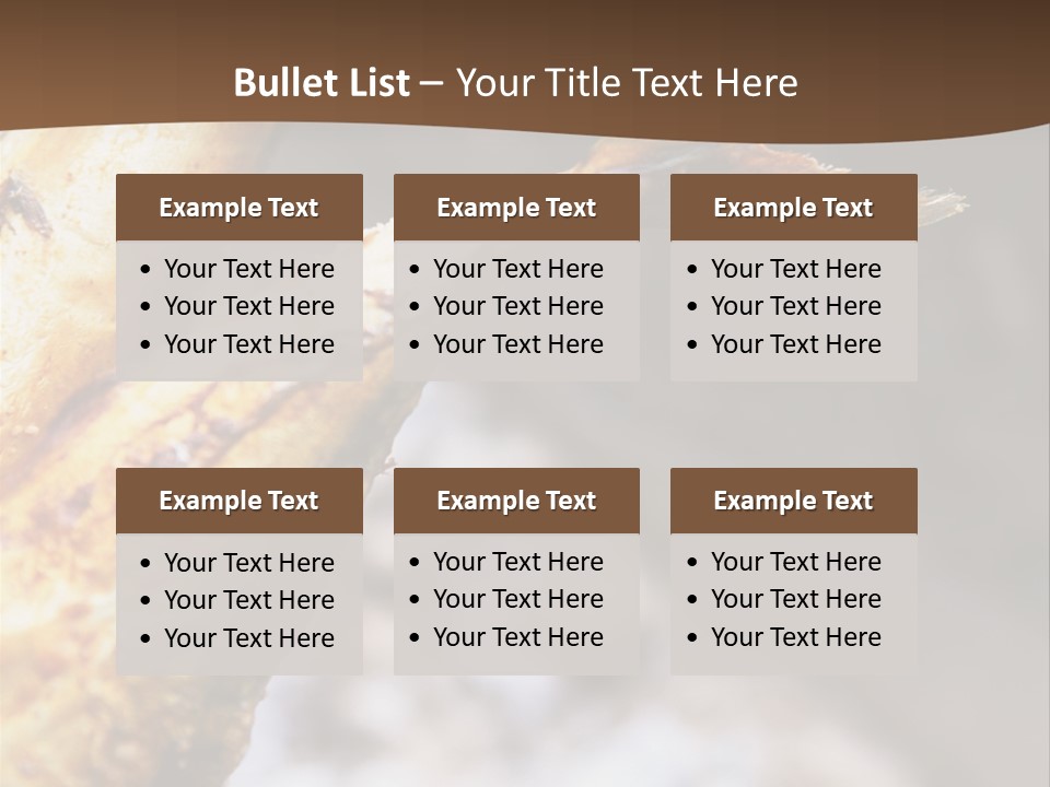 Animals Food & Drink Food And Drink PowerPoint Template