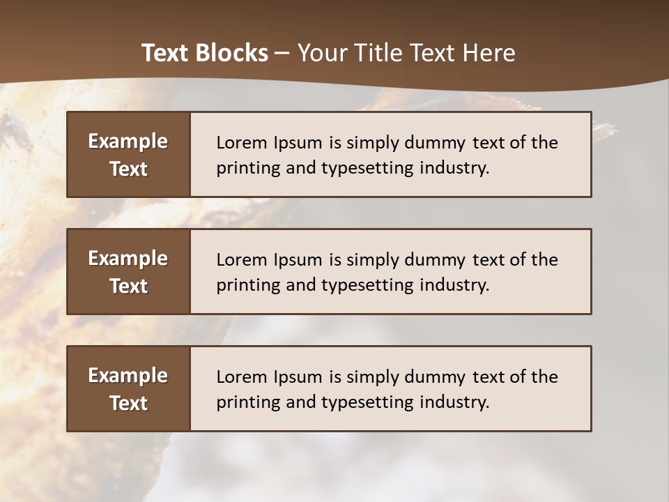 Animals Food & Drink Food And Drink PowerPoint Template