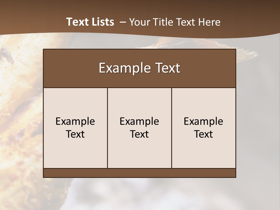Animals Food & Drink Food And Drink PowerPoint Template