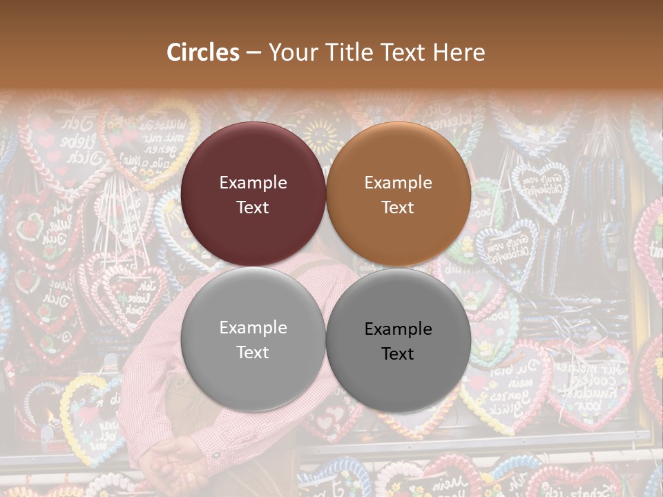 Leaning Guys Fairground PowerPoint Template