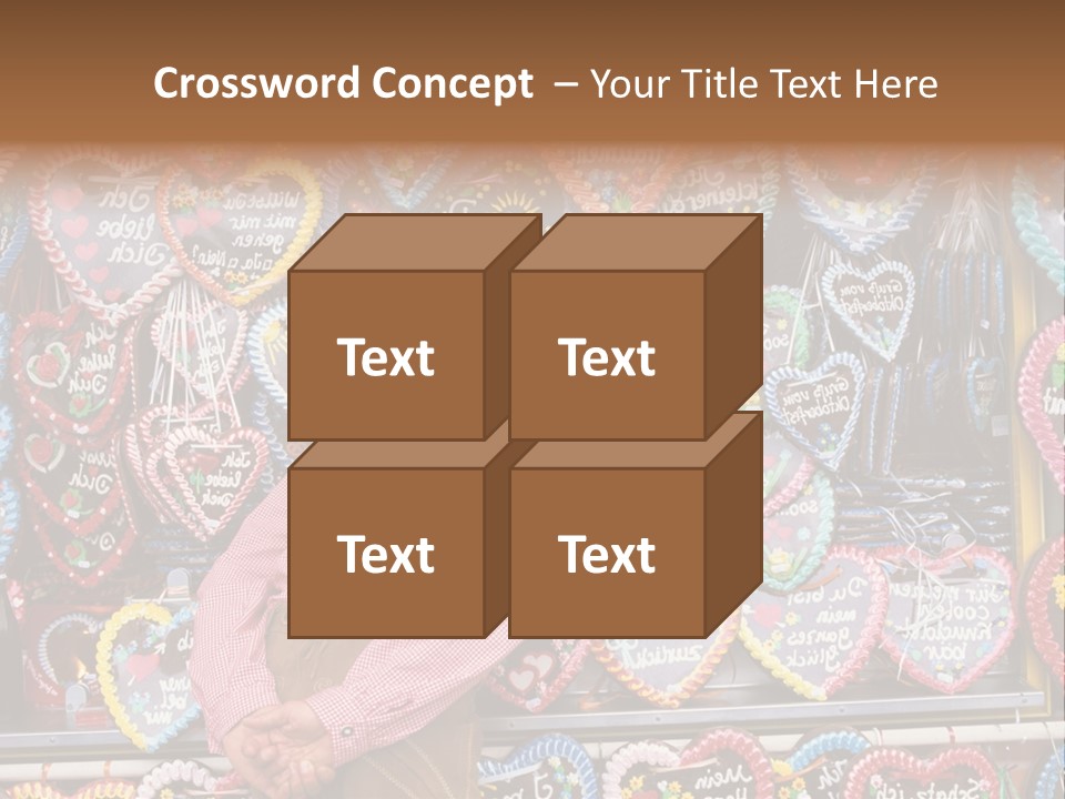 Leaning Guys Fairground PowerPoint Template