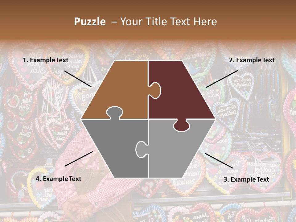 Leaning Guys Fairground PowerPoint Template