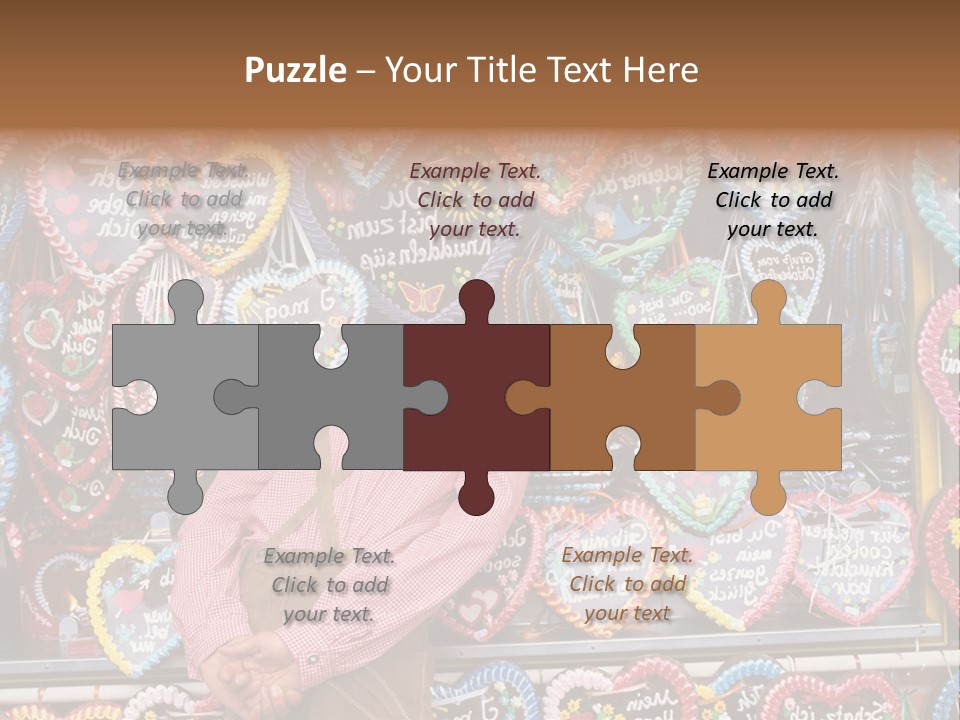 Leaning Guys Fairground PowerPoint Template