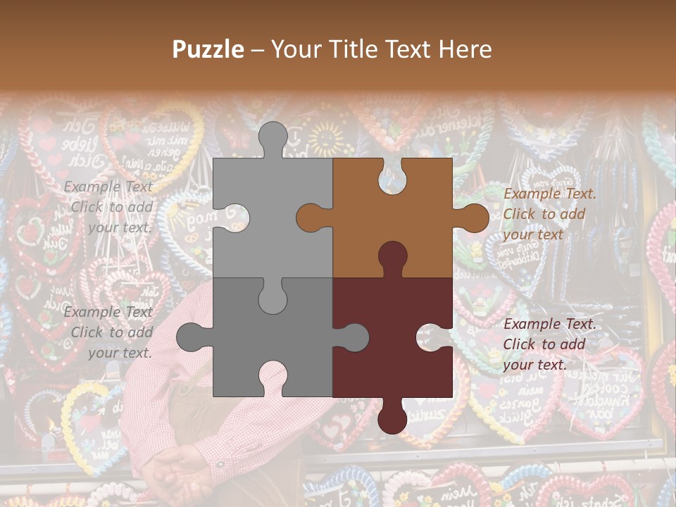 Leaning Guys Fairground PowerPoint Template