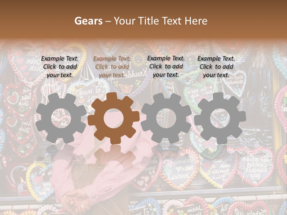 Leaning Guys Fairground PowerPoint Template