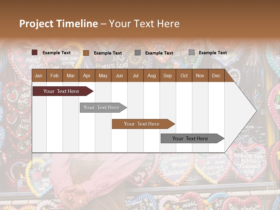 Leaning Guys Fairground PowerPoint Template