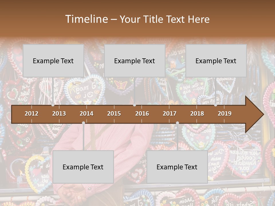 Leaning Guys Fairground PowerPoint Template
