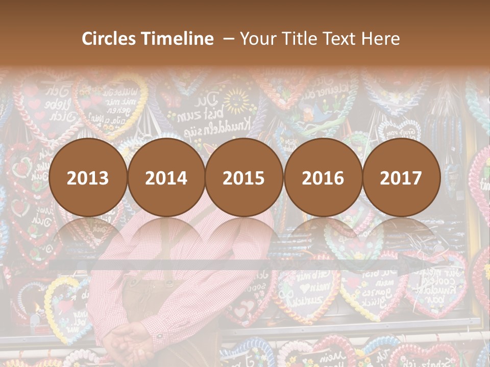 Leaning Guys Fairground PowerPoint Template