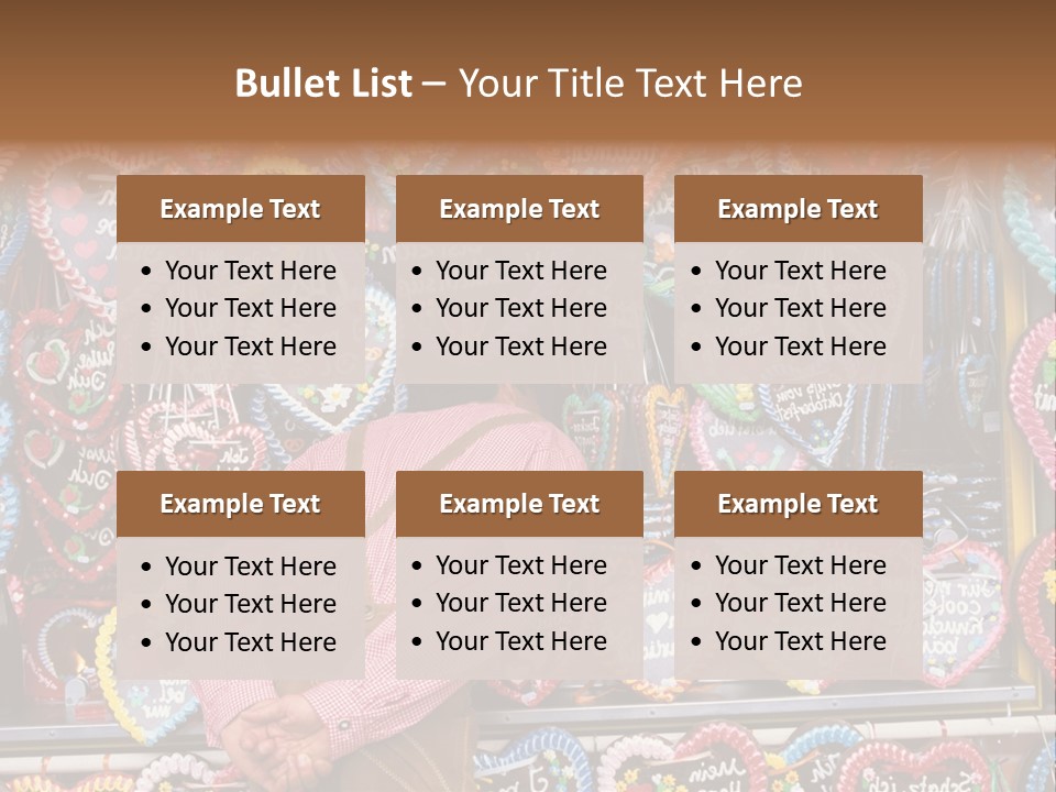 Leaning Guys Fairground PowerPoint Template