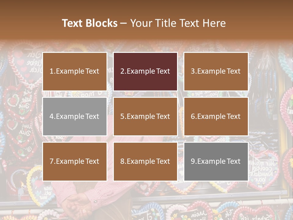 Leaning Guys Fairground PowerPoint Template