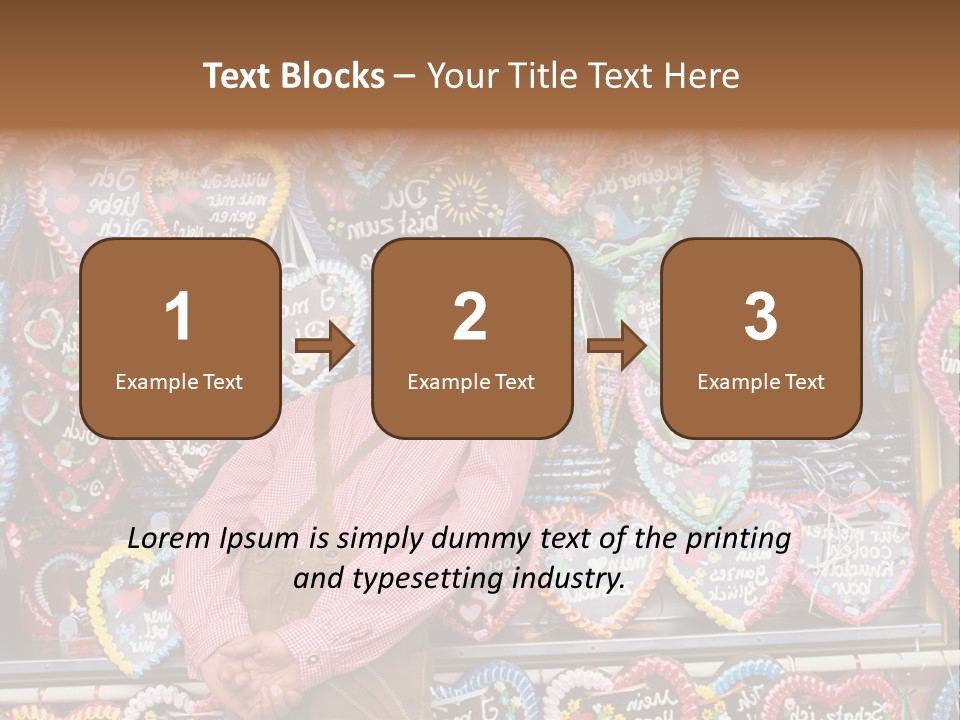 Leaning Guys Fairground PowerPoint Template