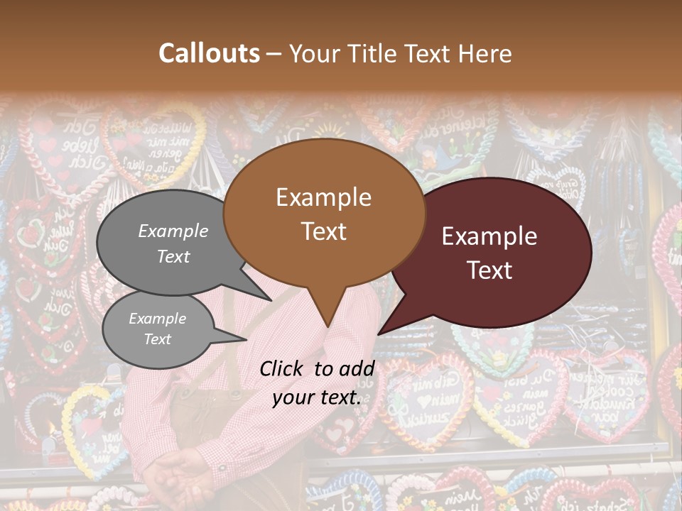 Leaning Guys Fairground PowerPoint Template