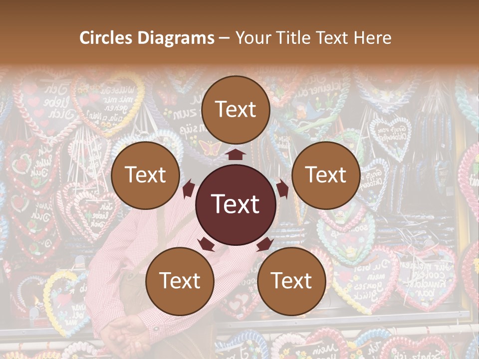 Leaning Guys Fairground PowerPoint Template