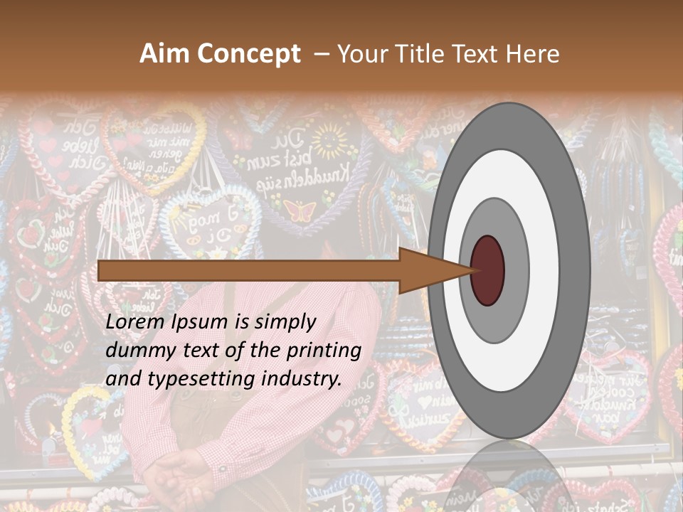 Leaning Guys Fairground PowerPoint Template