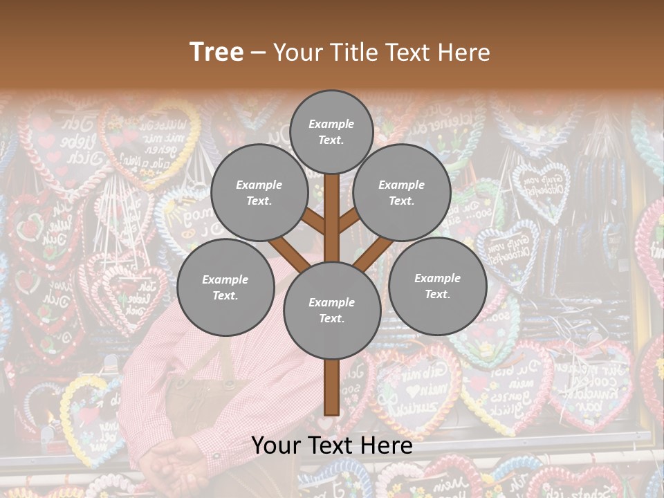 Leaning Guys Fairground PowerPoint Template