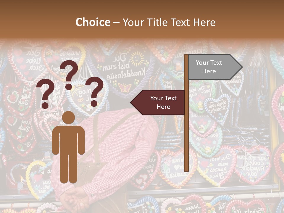 Leaning Guys Fairground PowerPoint Template