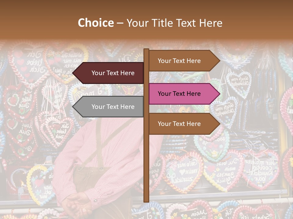Leaning Guys Fairground PowerPoint Template