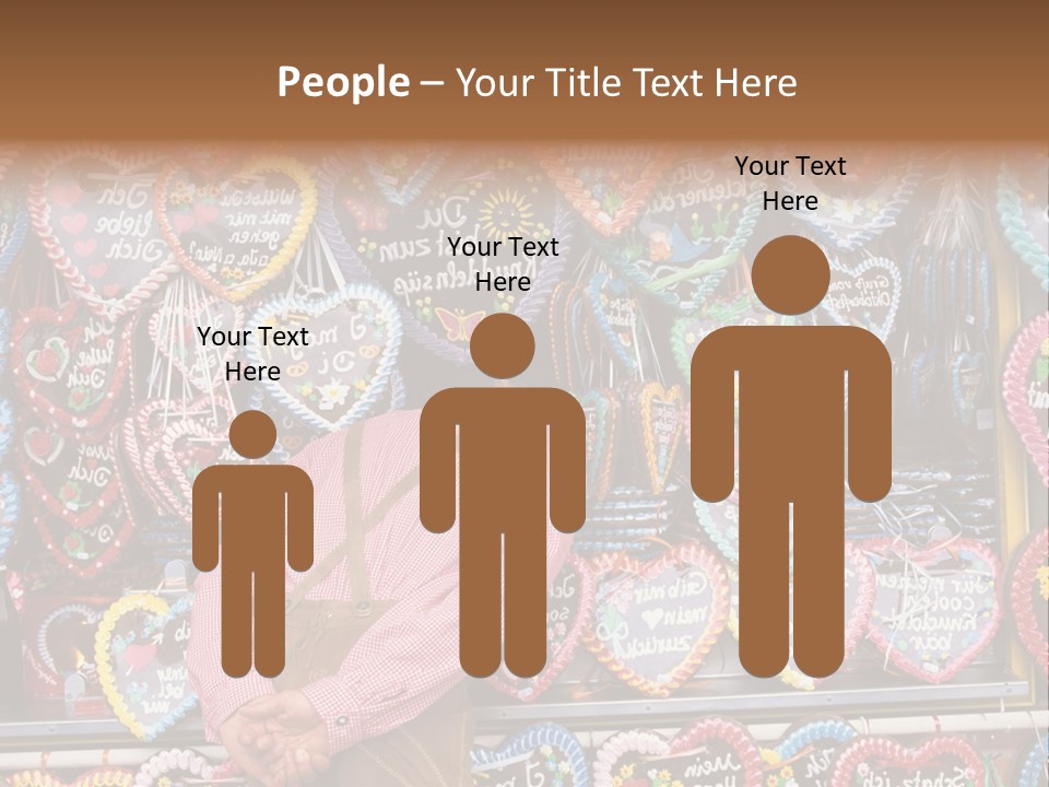 Leaning Guys Fairground PowerPoint Template