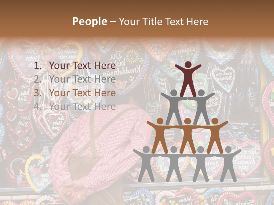 Leaning Guys Fairground PowerPoint Template