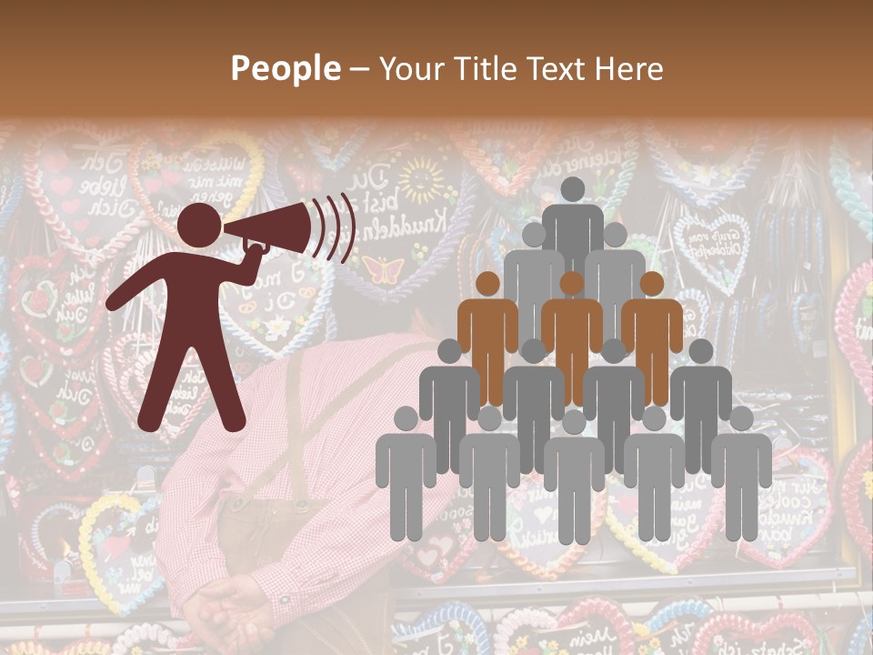 Leaning Guys Fairground PowerPoint Template