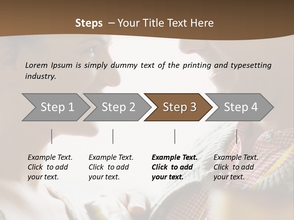 Male Profile People PowerPoint Template