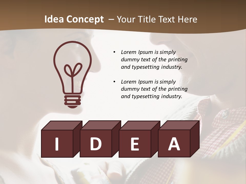 Male Profile People PowerPoint Template