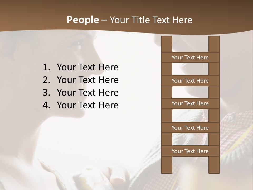 Male Profile People PowerPoint Template
