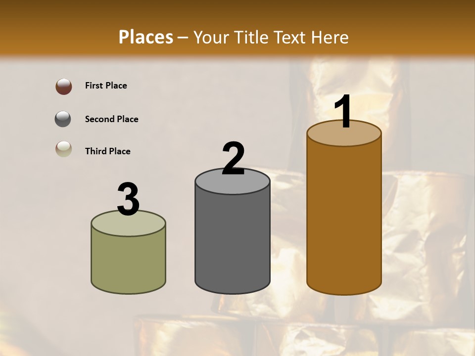 German Beerfestival Containers Outside PowerPoint Template