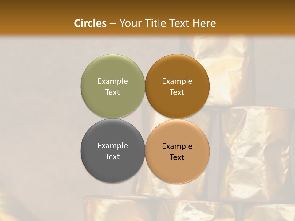 German Beerfestival Containers Outside PowerPoint Template