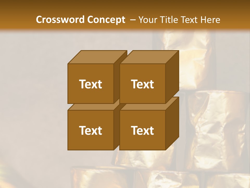 German Beerfestival Containers Outside PowerPoint Template