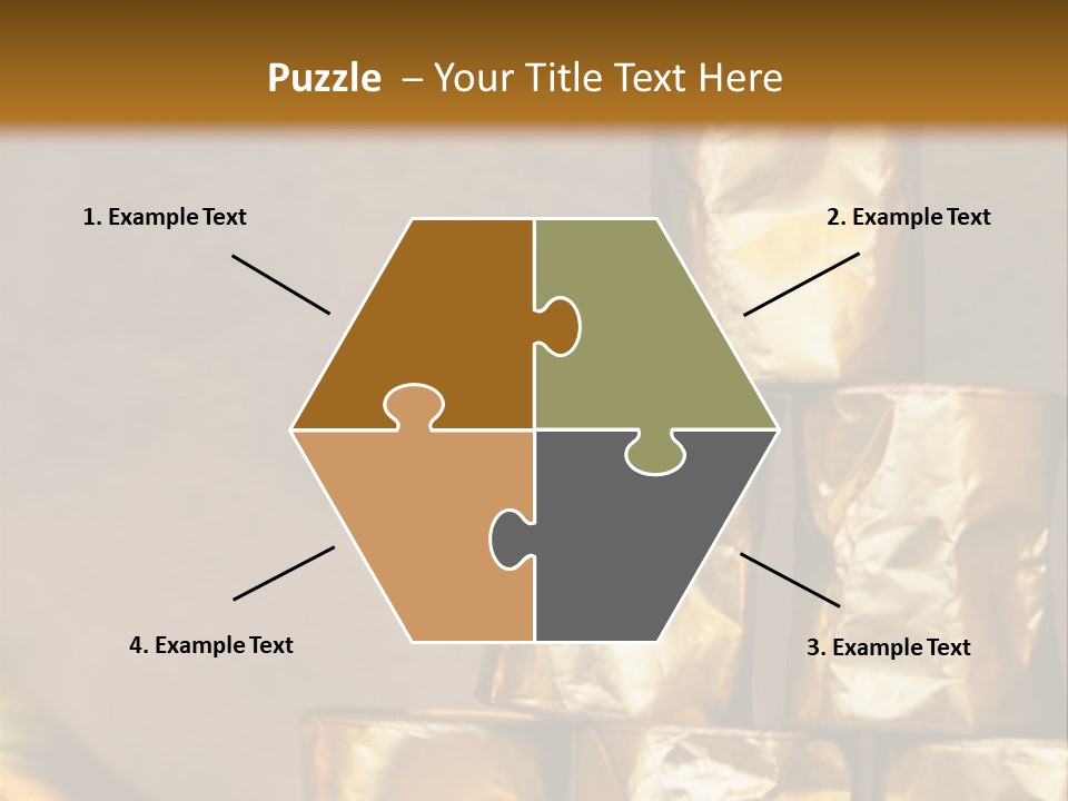 German Beerfestival Containers Outside PowerPoint Template