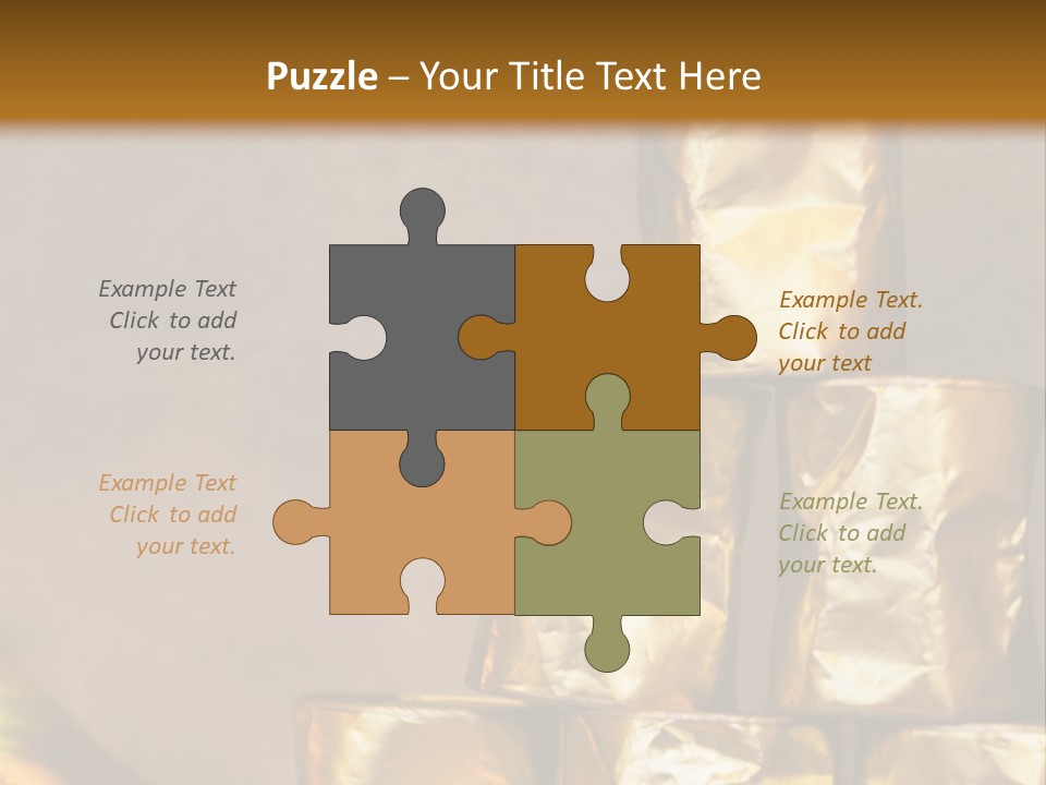 German Beerfestival Containers Outside PowerPoint Template