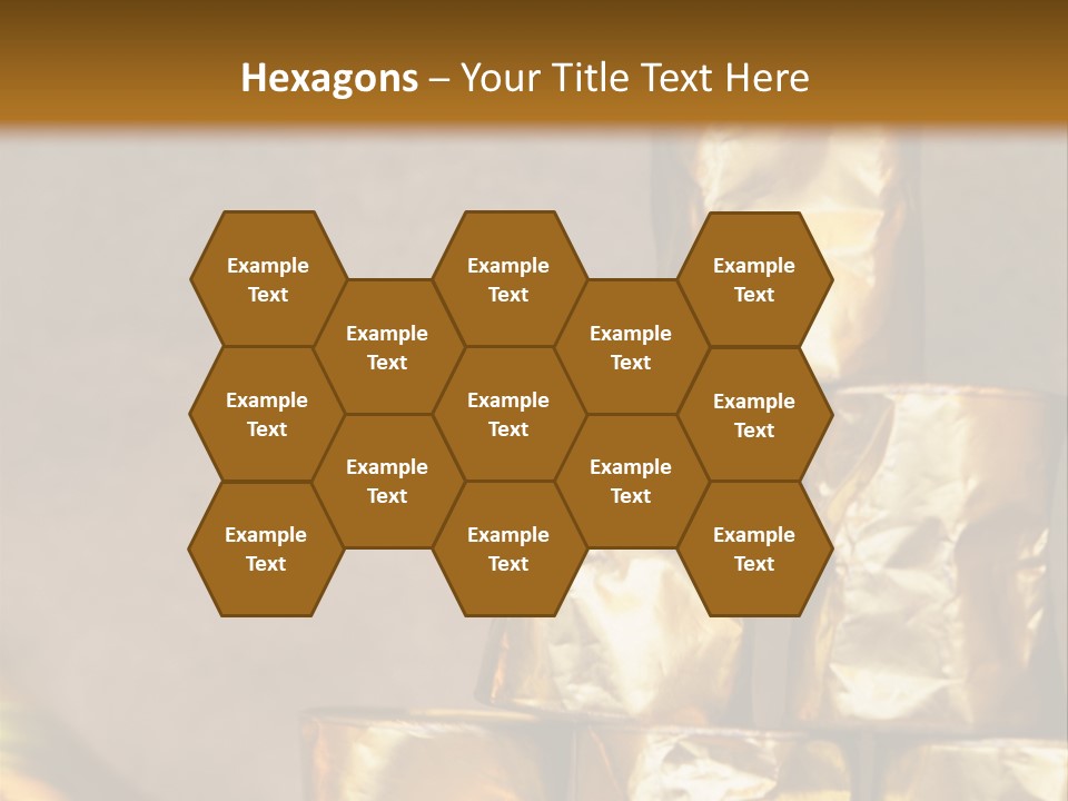 German Beerfestival Containers Outside PowerPoint Template