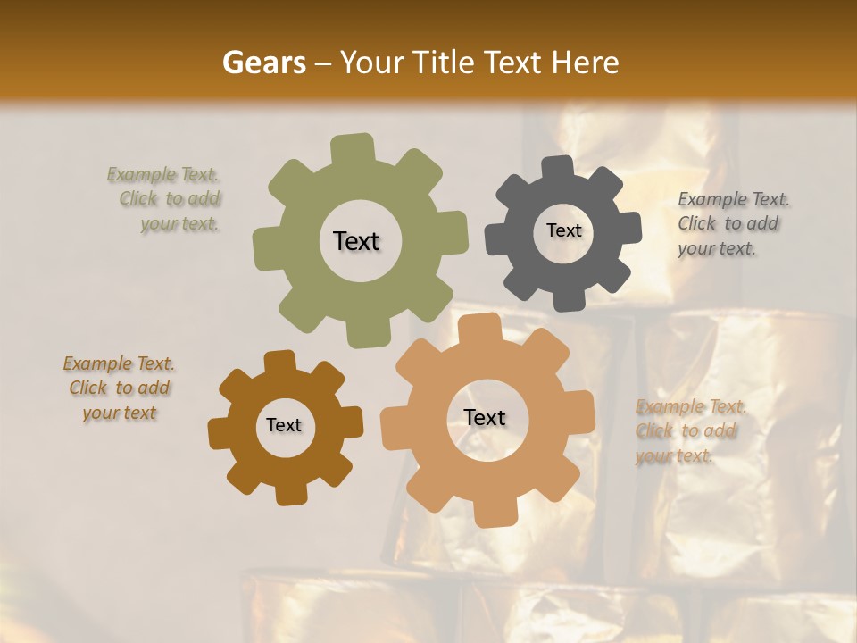 German Beerfestival Containers Outside PowerPoint Template