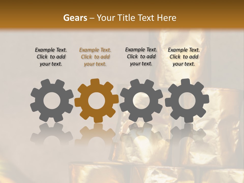 German Beerfestival Containers Outside PowerPoint Template