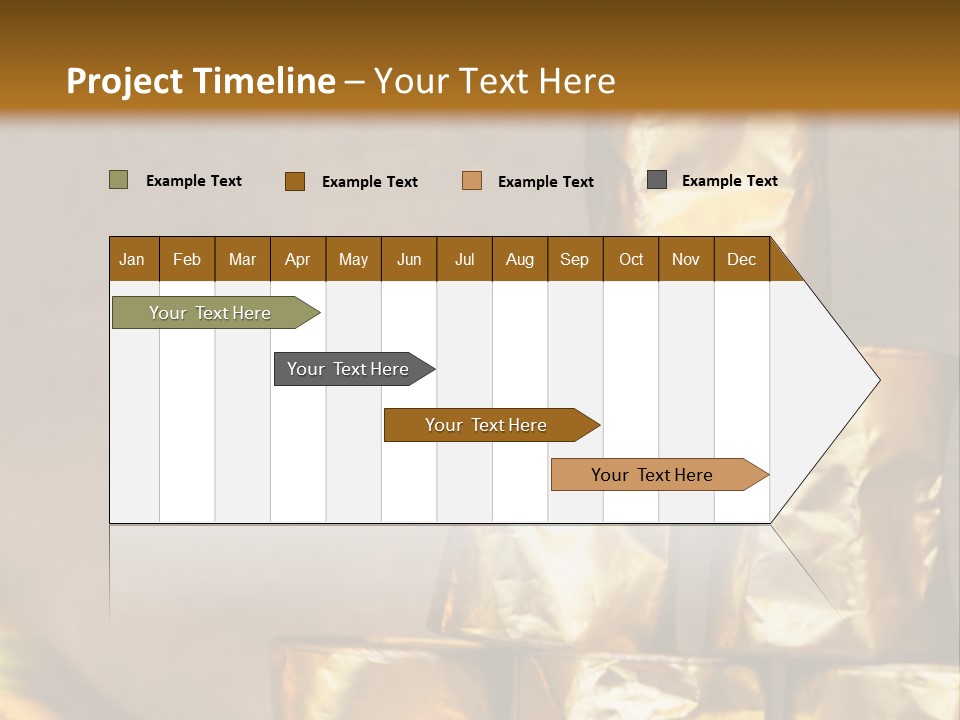 German Beerfestival Containers Outside PowerPoint Template