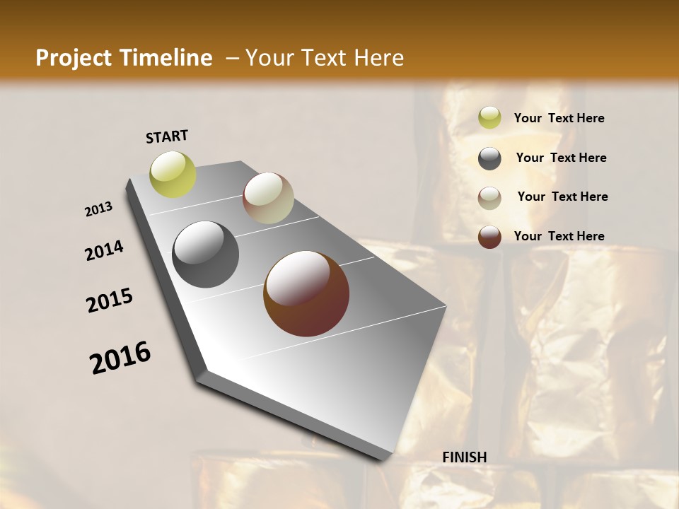 German Beerfestival Containers Outside PowerPoint Template