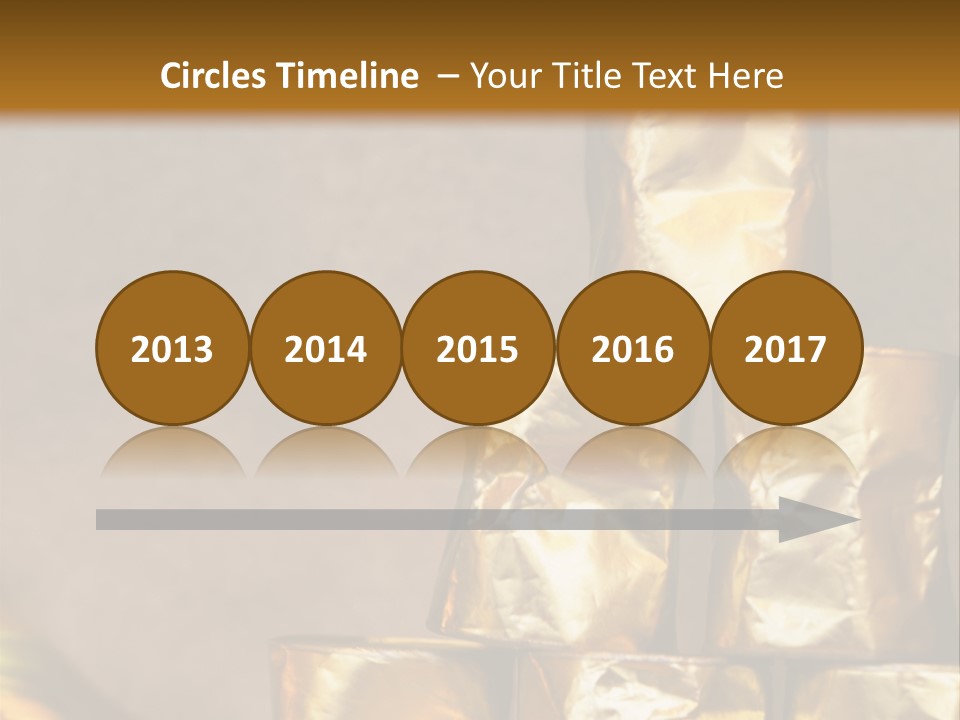 German Beerfestival Containers Outside PowerPoint Template