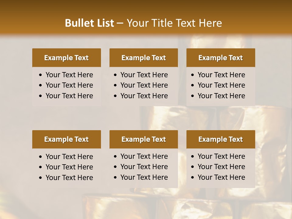 German Beerfestival Containers Outside PowerPoint Template