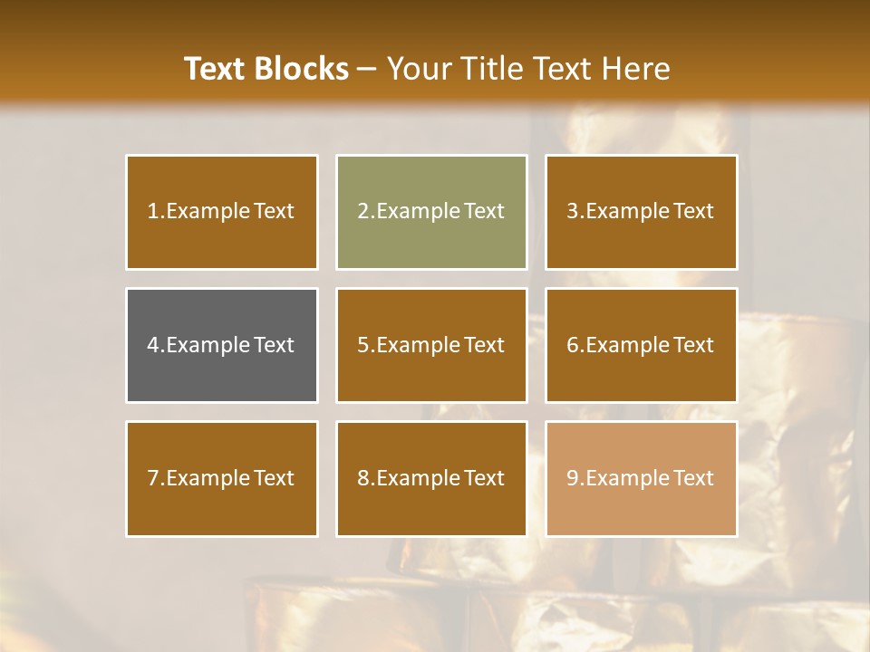 German Beerfestival Containers Outside PowerPoint Template