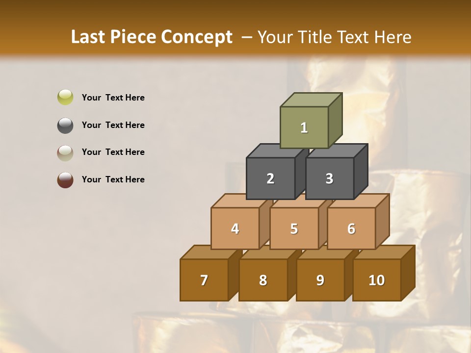 German Beerfestival Containers Outside PowerPoint Template