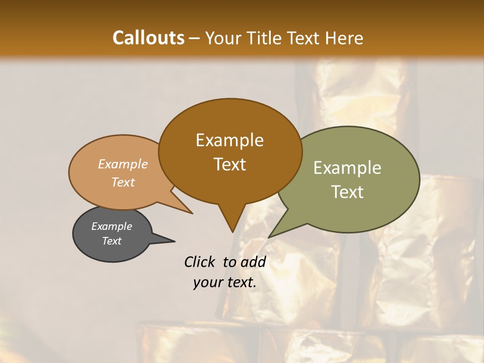 German Beerfestival Containers Outside PowerPoint Template